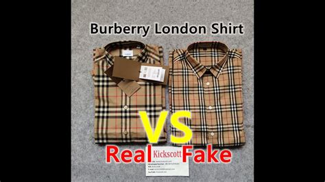 real and fake burberry shirt|authenticate burberry item.